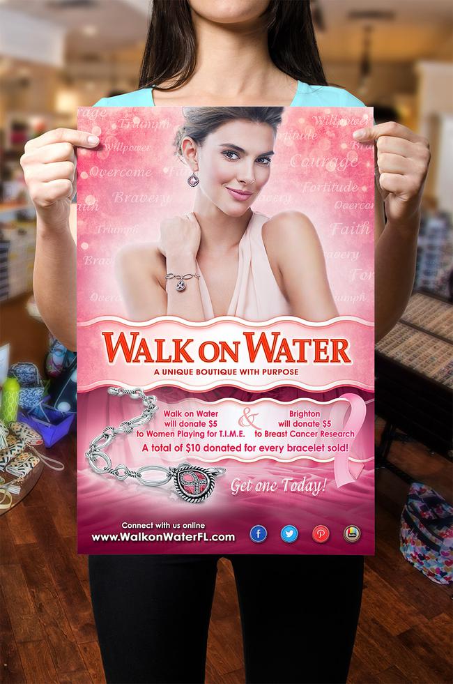 Walk on Water/Brighton "Power of Pink" campaign poster